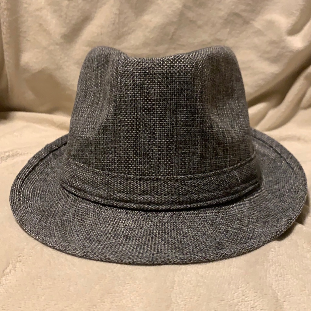 Gray/Black Fedora